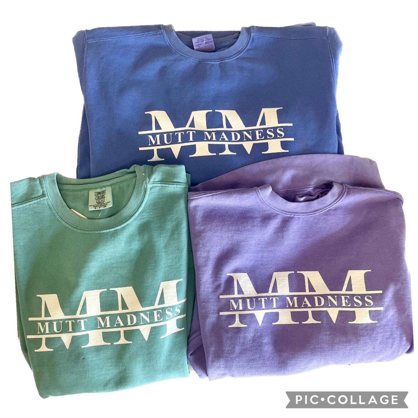 Comfort Color Crew Neck Sweat Shirts