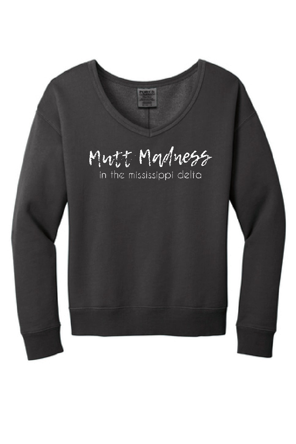 Beach Washed V-Neck Sweatshirt moo