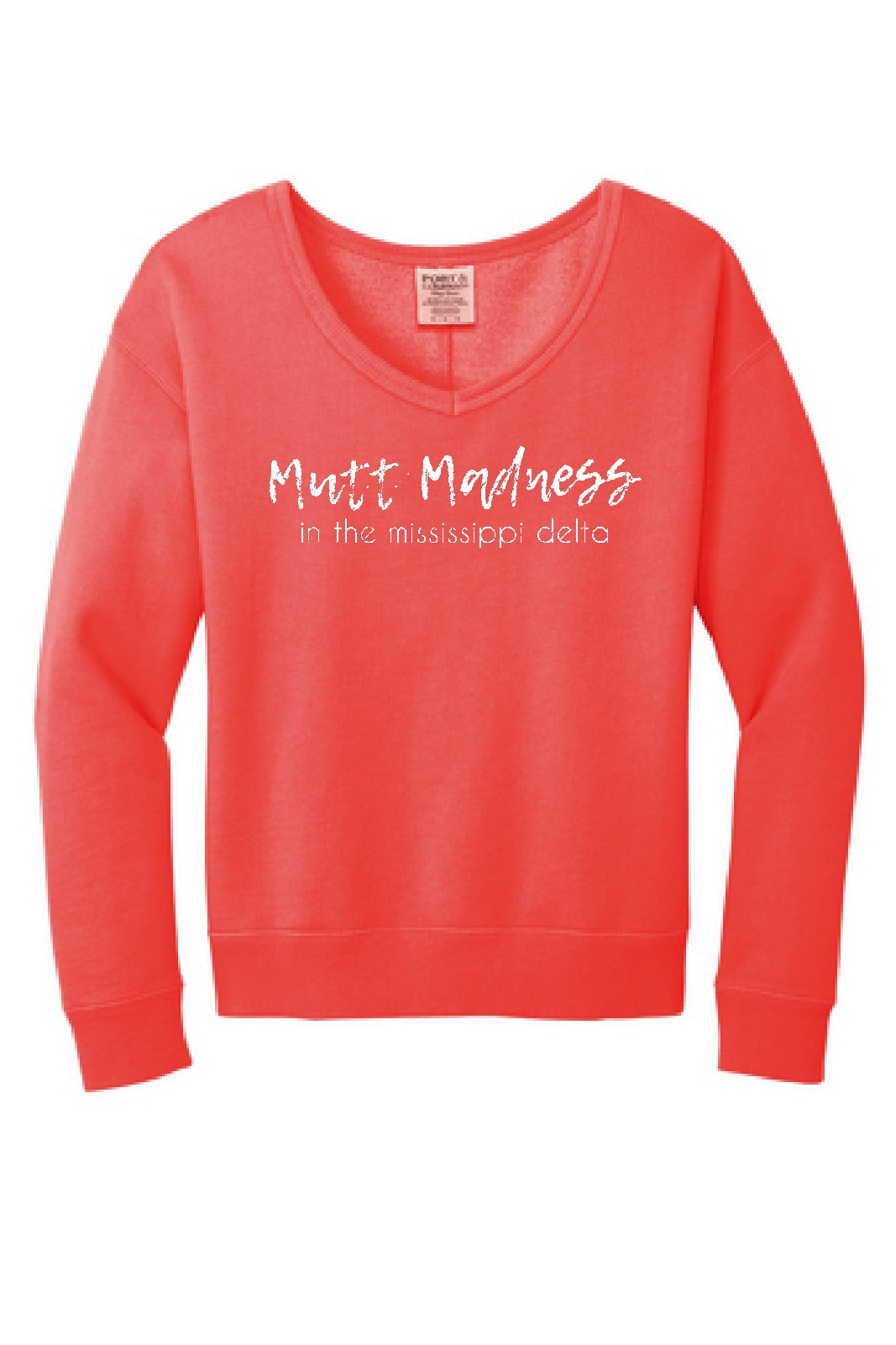 Beach Washed V-Neck Sweatshirt moo